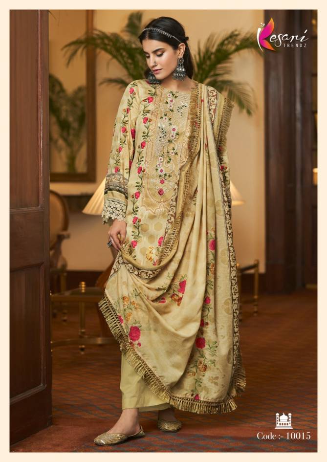 ELAAN E ISHQ Kesari Satin Function Wear Wholesale Pankistani Dress Material Catalog 